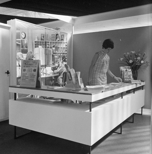 859347 Afbeelding van de stand van de N.S. op de Voorjaarsbeurs in de Jaarbeurs te Utrecht.